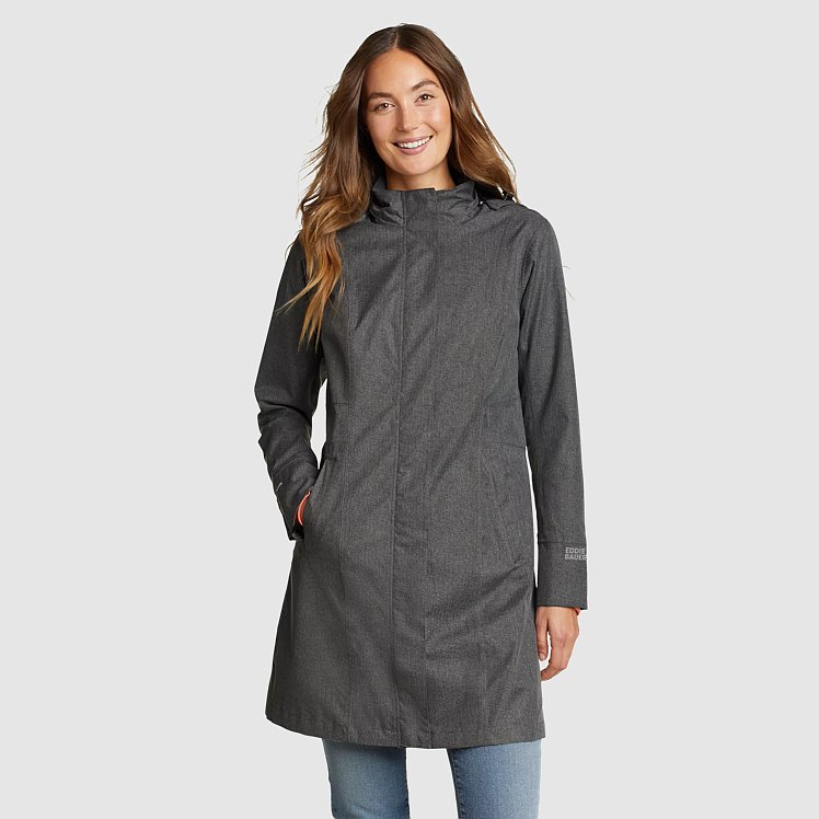 Women s Girl On The Go Waterproof Trench Coat Eddie Bauer