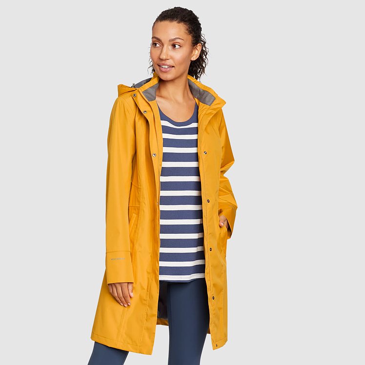 Women s Girl On The Go Waterproof Trench Coat Eddie Bauer