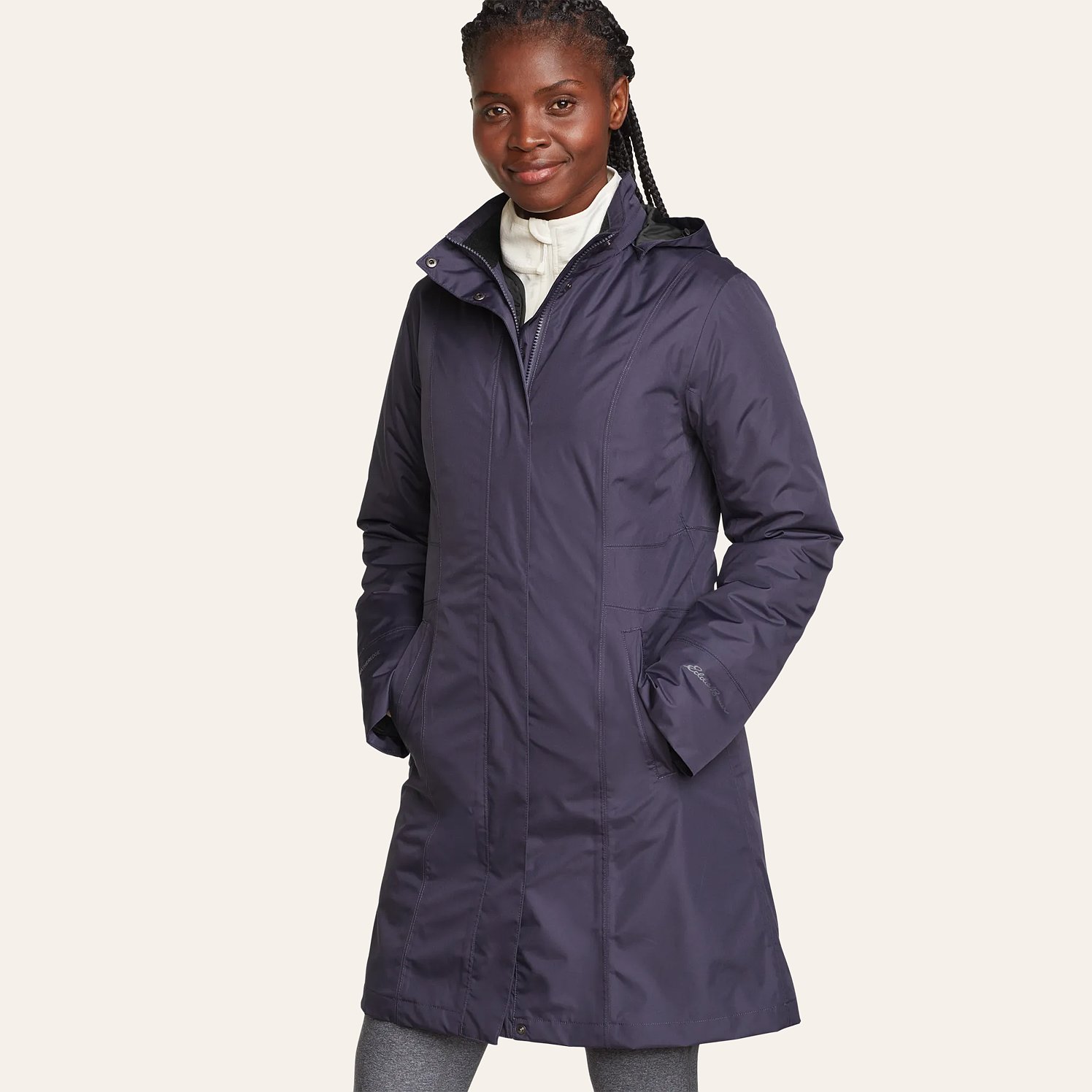 WeatherEdge® Long Trench Coat, Eddie Bauer