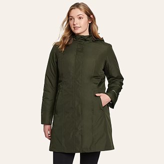 Womens Girl on the Go Insulated Waterproof Trench Coat