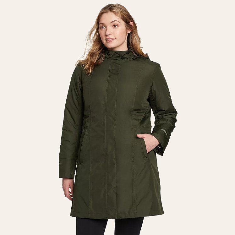 Eddie bauer insulated trench on sale