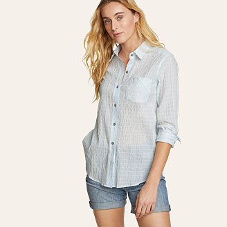 Womens Packable Long-Sleeve Shirt