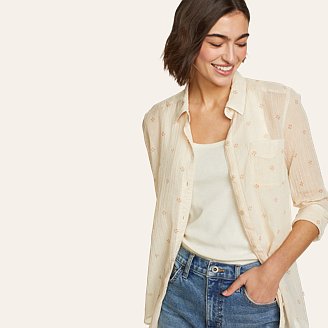 Womens Packable Long-Sleeve Shirt