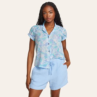 Womens Packable Camp Shirt