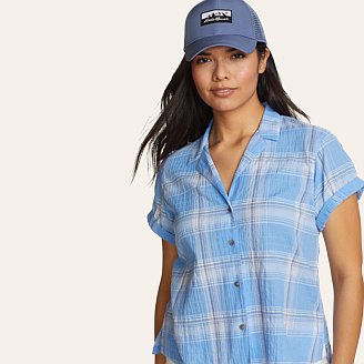 Womens Packable Camp Shirt