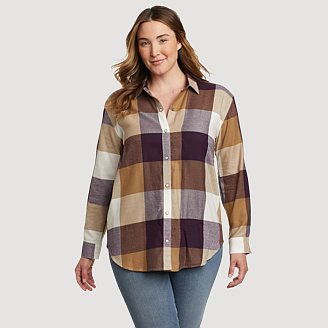 Women's Fremont Snap-Front Flannel Tunic