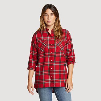 トップス and wander / 17AW Thermo flannel tunic and wander / 17AW Thermo flannel tunic