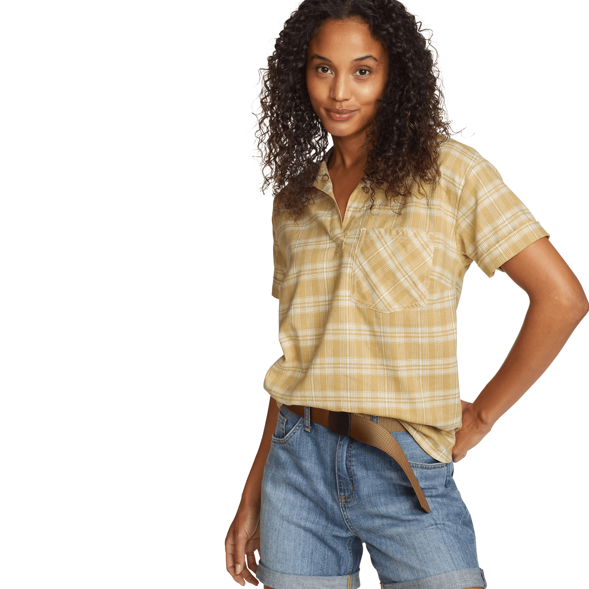 Durable Hemp Short-Sleeve Shirt