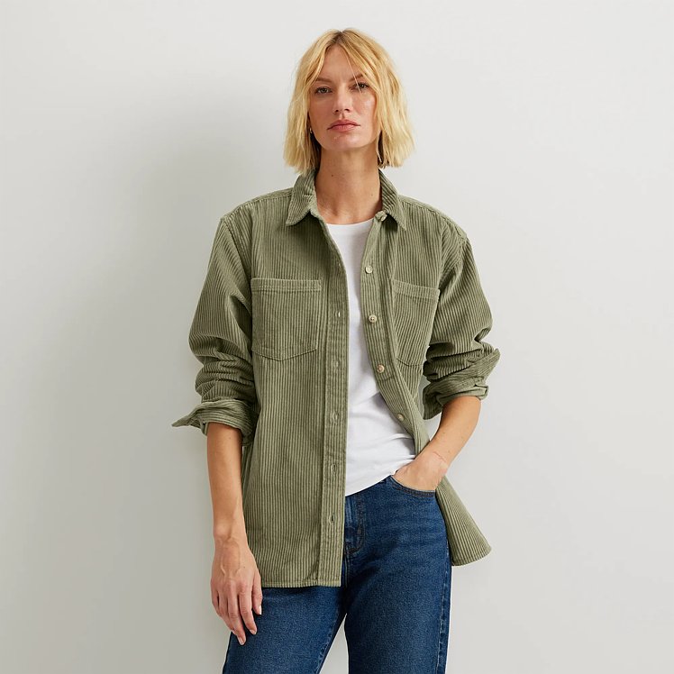 Women's Madison Valley Corduroy Overshirt | Eddie Bauer