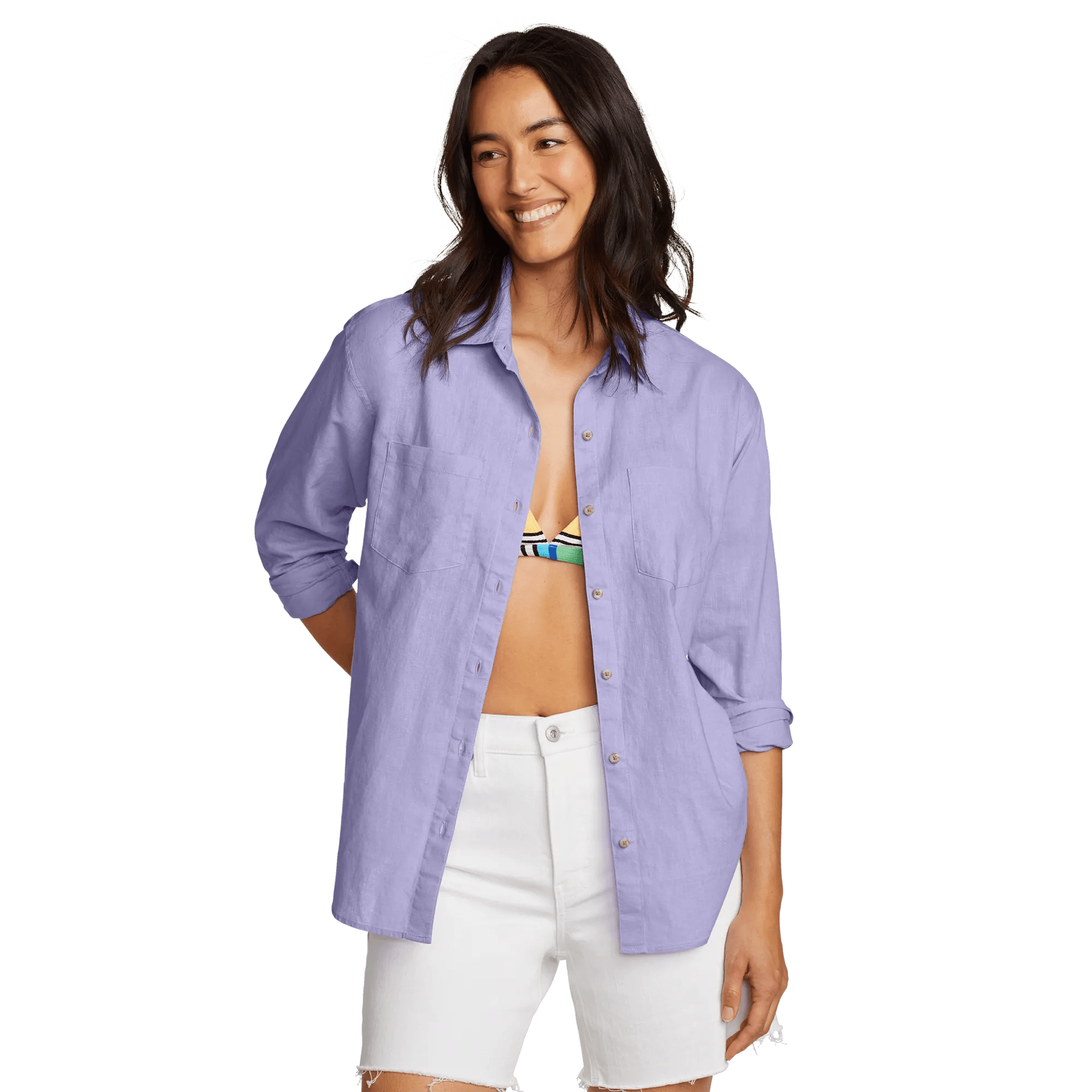 Wave Break Roll-Sleeve Shirt