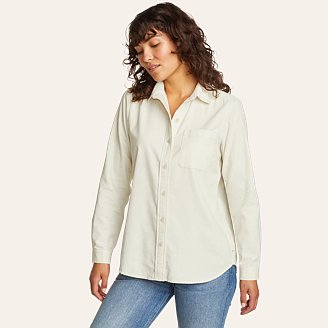 Womens Madison Valley Classic Corduroy Long-Sleeve Shirt