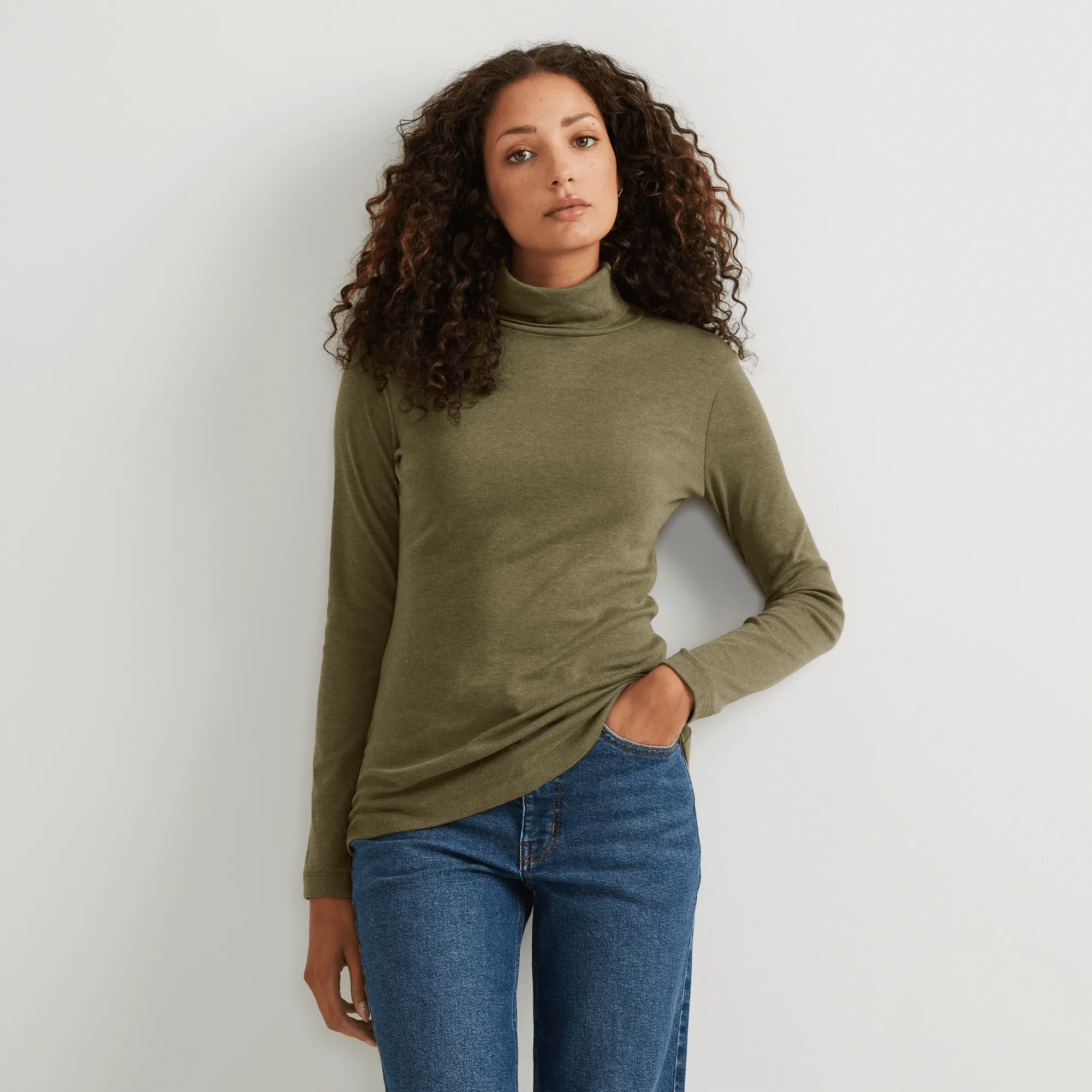 Favorite Long-Sleeve Turtleneck - Solid