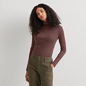 Women's Favorite Long-Sleeve Turtleneck - Solid