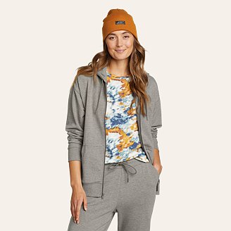Womens Cozy Camp Full-Zip Hoodie