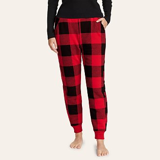 Womens Snow Lodge Faux Shearling-Lined Joggers