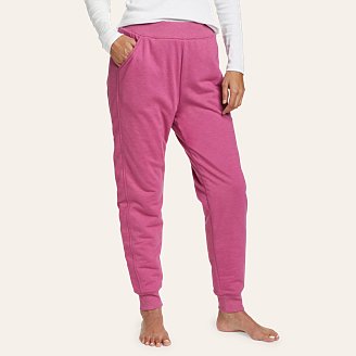 Womens Snow Lodge Faux Shearling-Lined Joggers