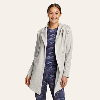 Eddie Bauer® - Ladies Fleece Vest (Grey) - SugarCreek Gear