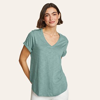 Womens Gate Check Short-Sleeve T-Shirt