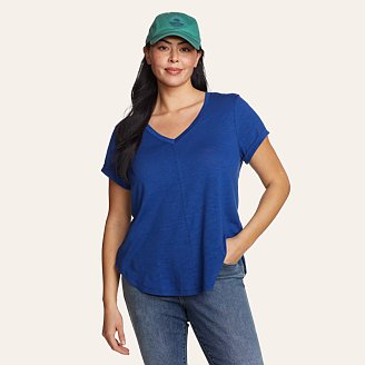 Womens Gate Check Short-Sleeve T-Shirt