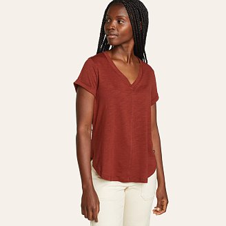 Womens Gate Check Short-Sleeve T-Shirt
