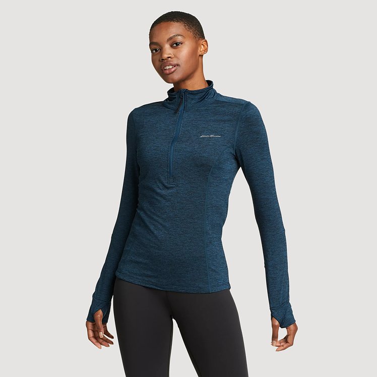 Women's Brushed Baselayer 1/2-zip | Eddie Bauer
