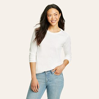 Image of Women's Everyday Essentials Long-Sleeve Crewneck