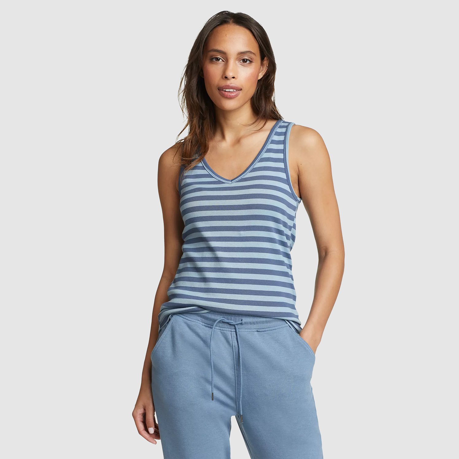 Women's Favorite V-Neck Tank- Stripe