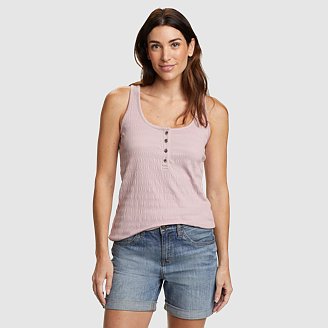 Women's Mountain Town Textured Tank Top