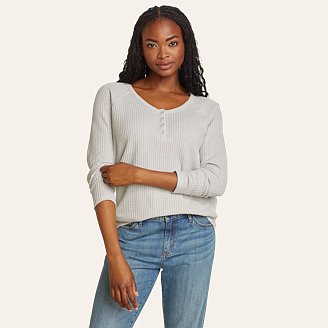 Womens Hilltop Thermal Henley