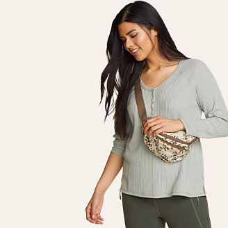 Womens Hilltop Thermal Henley