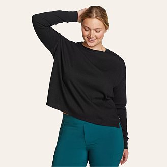 Womens Thistle Textured Crew