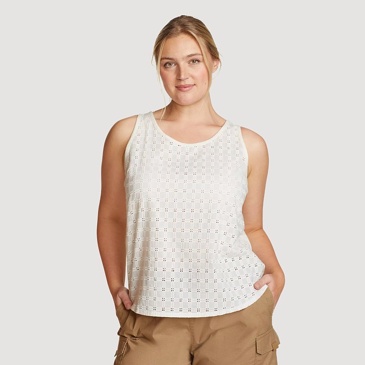 Women's Idyllic Lace Swing Tank Top | Eddie Bauer