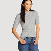 Women's Riverbend Ribbed Short-Sleeve T-Shirt
