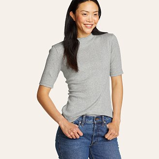 Women's Riverbend Ribbed Short-Sleeve T-Shirt