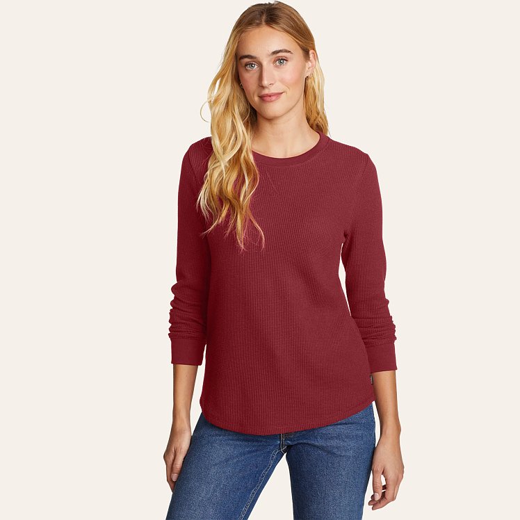 Women s Long sleeve Everyday Thermal Crew Eddie Bauer