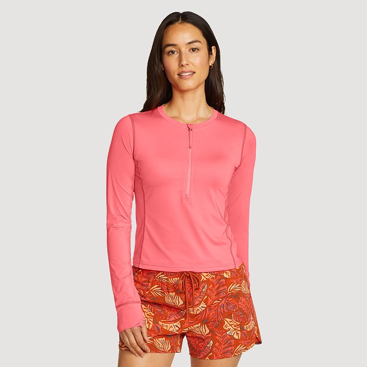 Rash★ Women's Amphib Rashguard 1/4-zip Top | Eddie Bauer