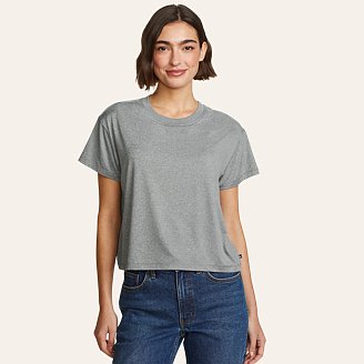 Image of Women's Surreal Travel Crewneck T-Shirt