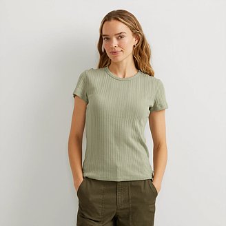 Image of Women's Meadowood Rib Short-Sleeve T-Shirt
