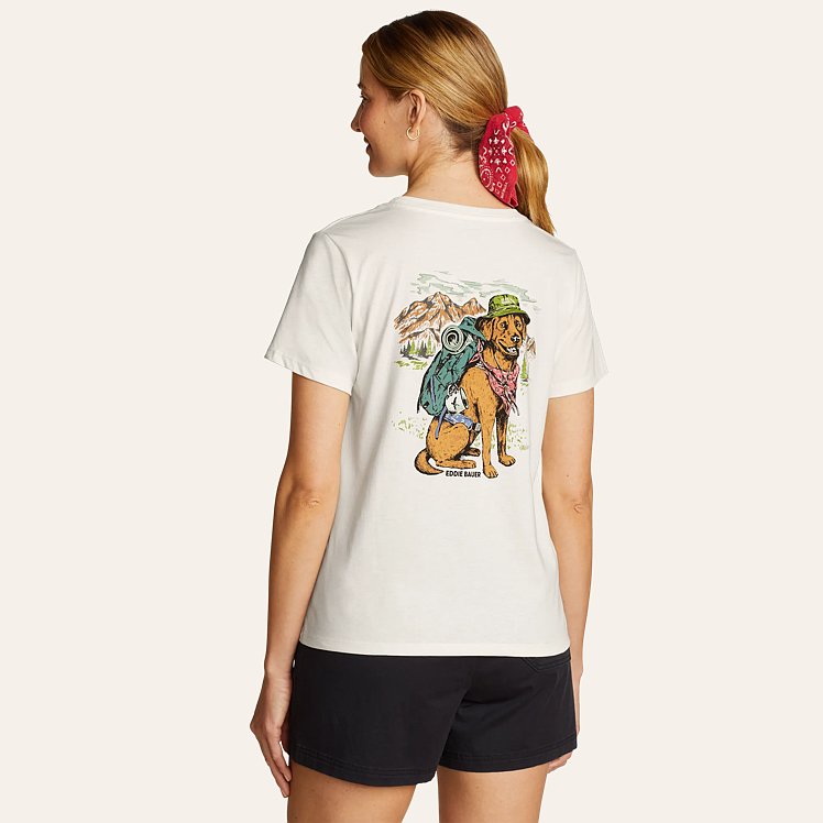 Women's Graphic T-shirt - Hike Dog | Eddie Bauer