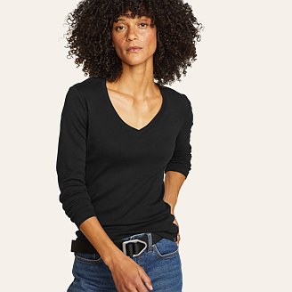 Women's Favorite Long-Sleeve V-Neck T-Shirt