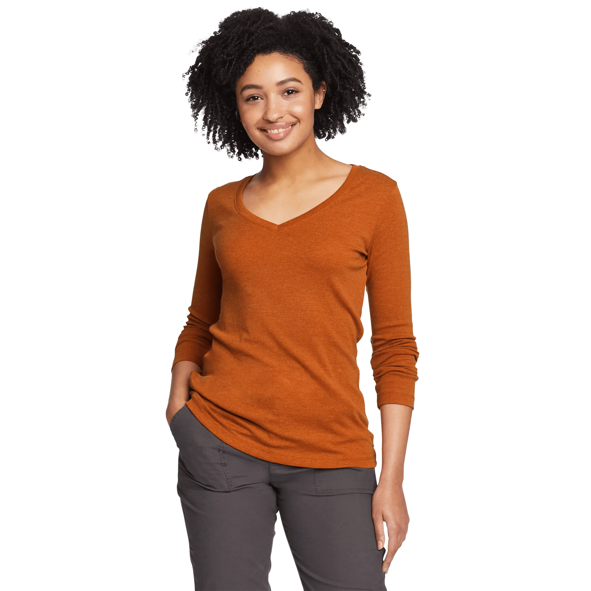 Favorite Long-Sleeve V-Neck T-Shirt