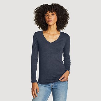 Women's Favorite Long-Sleeve V-Neck T-Shirt