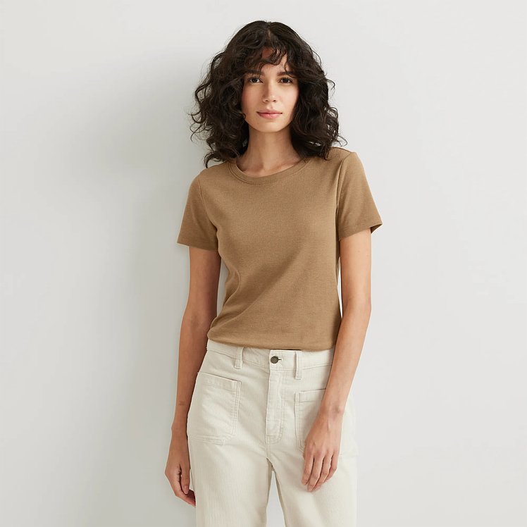 Women's Favorite Short-sleeve Crewneck T-shirt Eddie Bauer