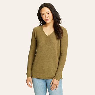 Womens Tellus V-Neck Sweater