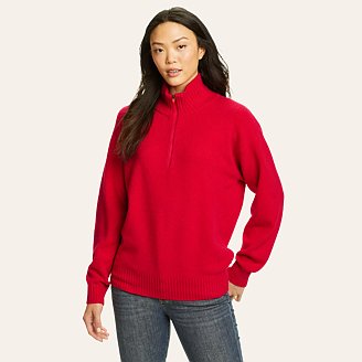 Textured Fleece Quarter-Zip