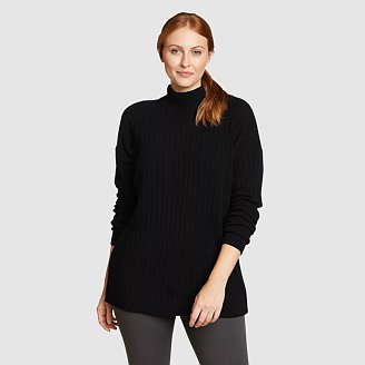 Women's Alpine Route Essentials Ribbed Mock Neck Sweater