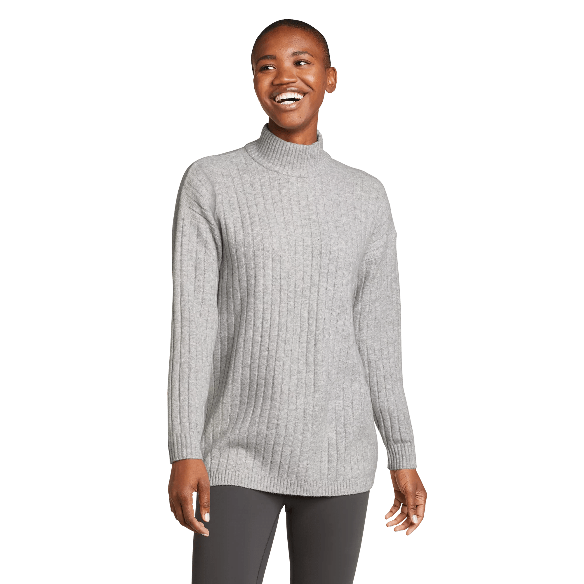 Eddie Bauer Alpine Route Essentials Ribbed Mock Neck Sweater Hamilton Place