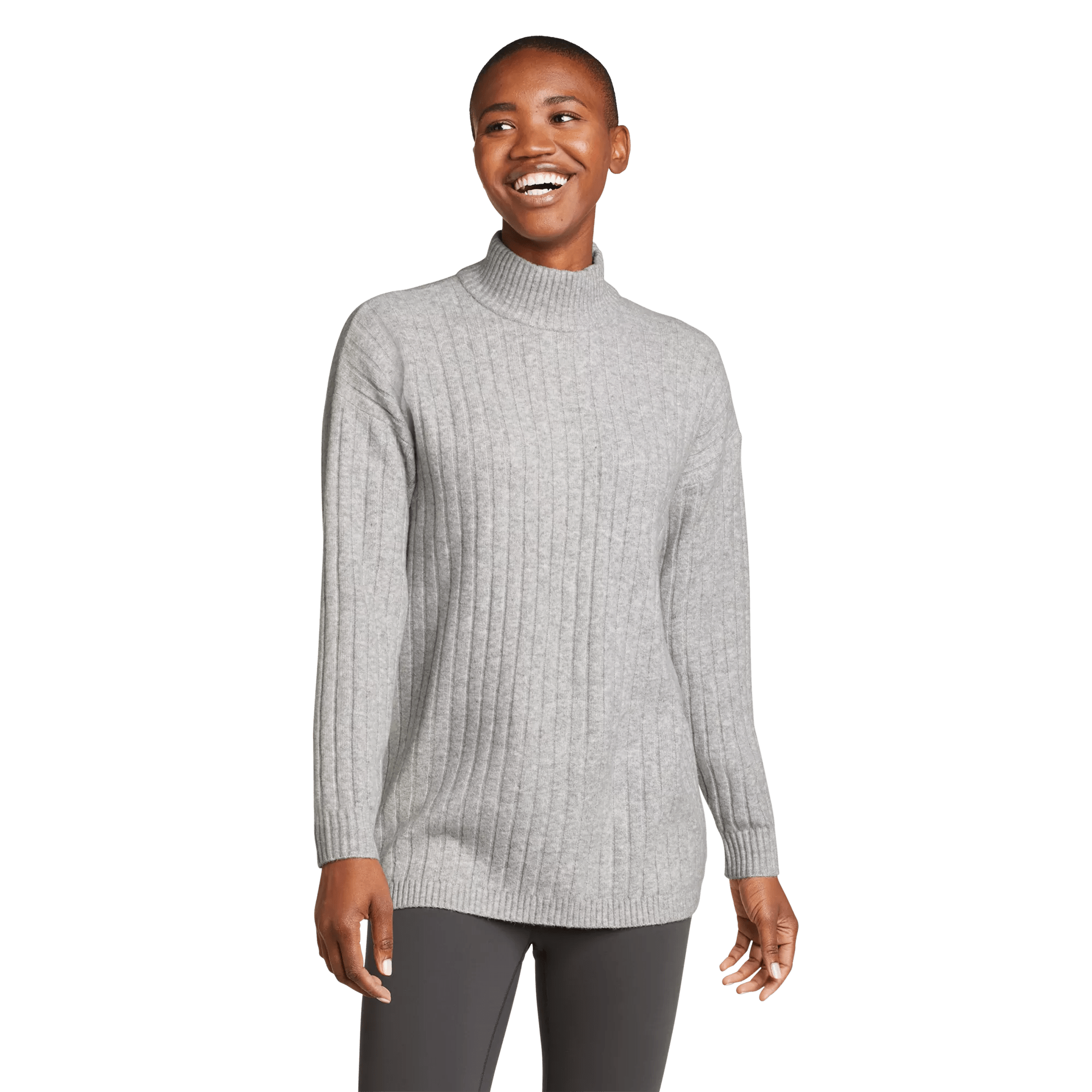 Alpine Route Essentials Ribbed Mock Neck Sweater