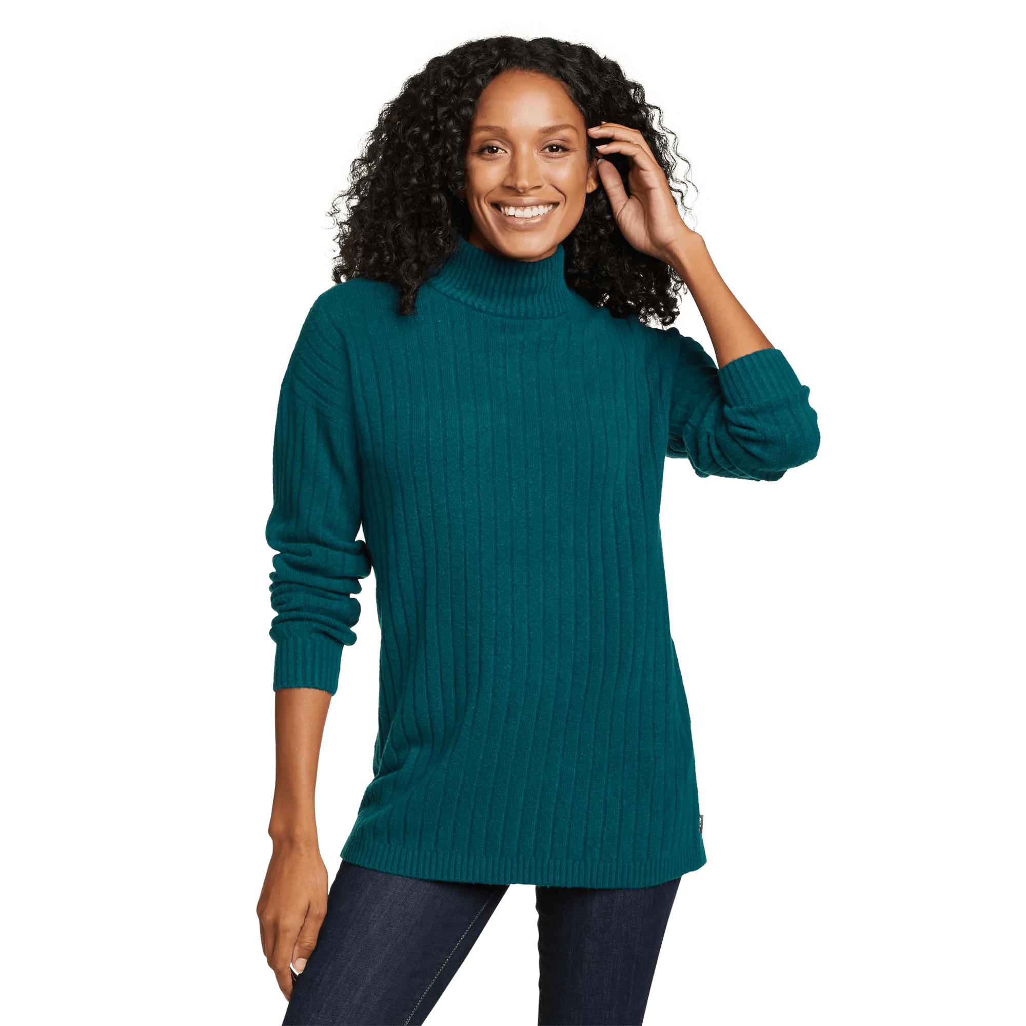 Alpine Route Essentials Ribbed Mock Neck Sweater
