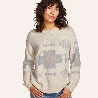 Womens Jacquard Sweater